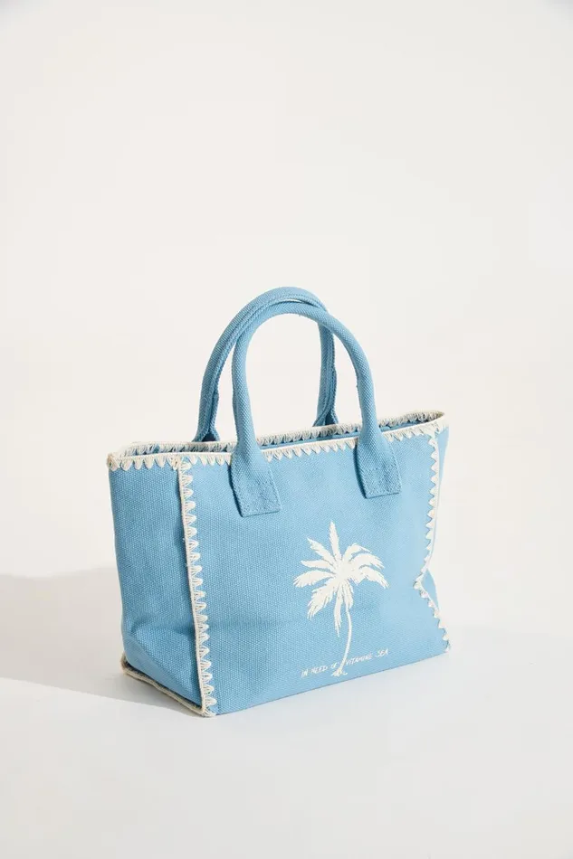 CABAS Blue 8211 ANI LOHAN Blue Women Banana Moon Totes and Beach Bags