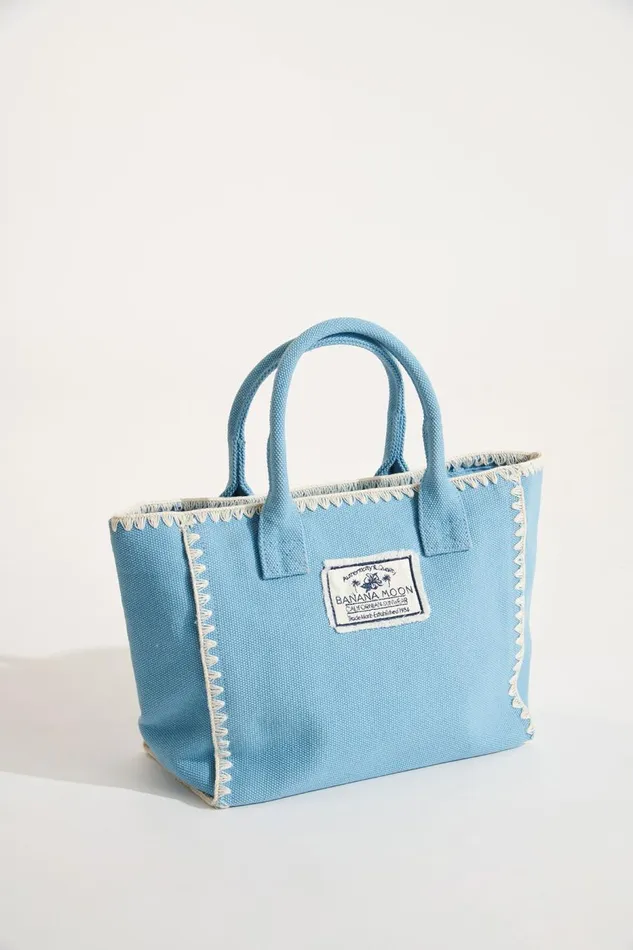 CABAS Blue 8211 ANI LOHAN Blue Women Banana Moon Totes and Beach Bags