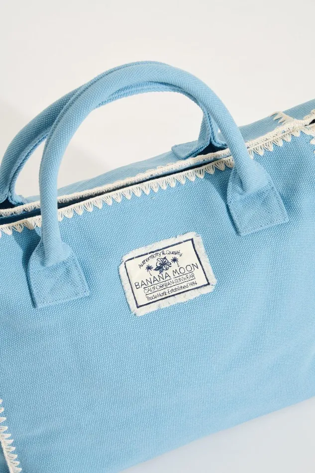 CABAS Blue 8211 SETA LOHAN Blue Women Banana Moon Totes and Beach Bags CABAS Blue 8211 SETA LOHAN Blue Women Banana Moon Totes and Beach Bags