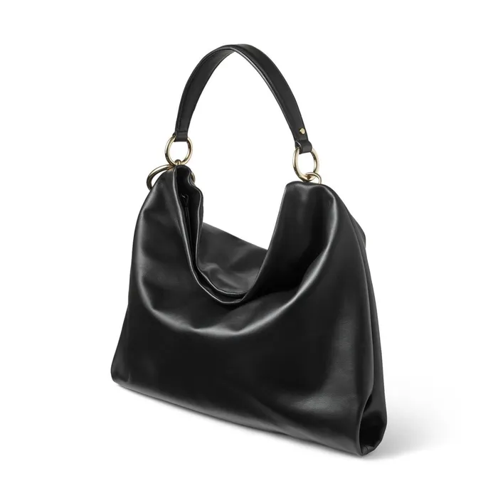 Callie HoboL BlackGold Smooth Calf Leather Large Hobo Bag Blackgold Women JIMMY CHOO Totes and Hobo Bags