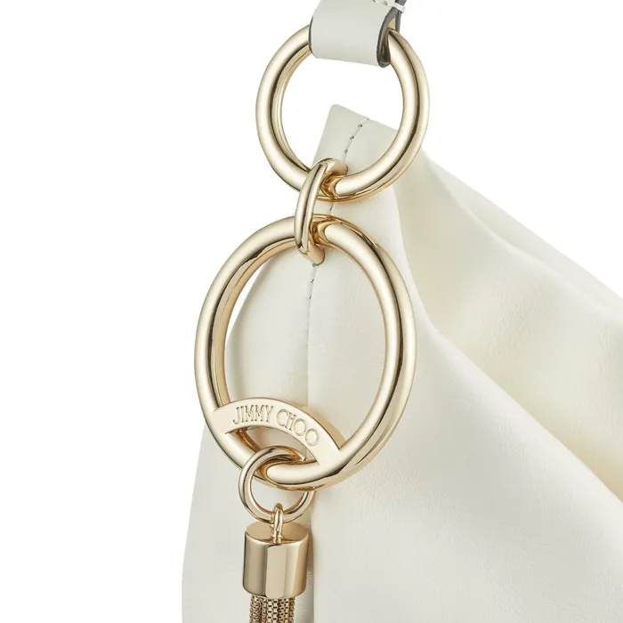 Callie HoboL LatteGold Smooth Calf Leather Large Hobo Bag Lattegold Women JIMMY CHOO Totes and Hobo Bags