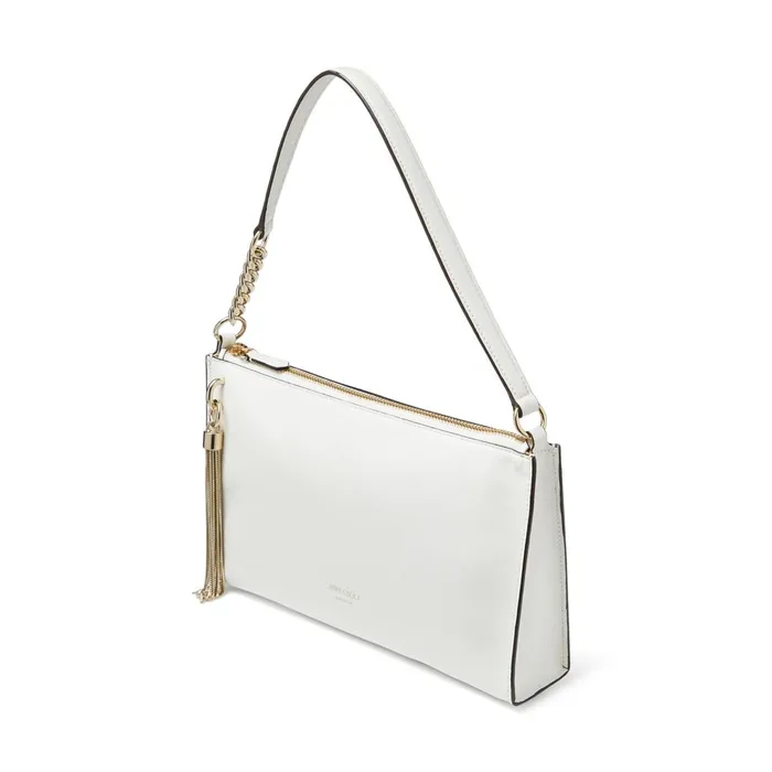 Callie Mini Hobo Latte Smooth Calf Leather Mini Hobo Bag Latte Women JIMMY CHOO Mini Bags