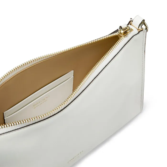 Callie Mini Hobo Latte Smooth Calf Leather Mini Hobo Bag Latte Women JIMMY CHOO Mini Bags