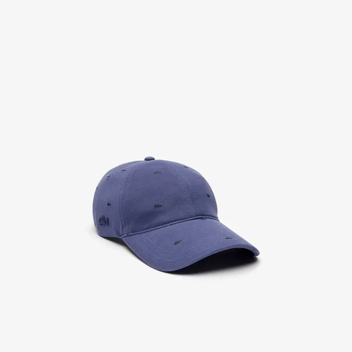 Caps and Hats Lacoste Mens CrocodilePrint Cotton Piqu Cap BlueNavy Blue Online Caps and Hats Lacoste Mens CrocodilePrint Cotton Piqu Cap BlueNavy Blue Online