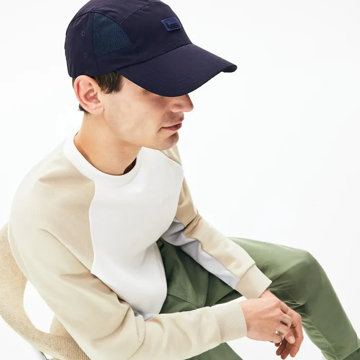 Caps and Hats Lacoste Mens Motion Nylon Cap Navy Blue Online