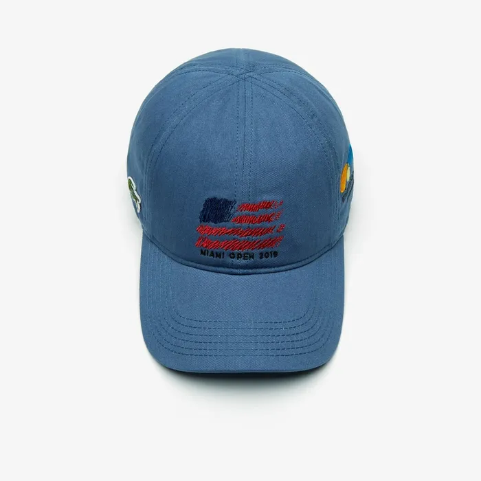 Caps and Hats Lacoste Mens SPORT Miami Open Edition Cap Blue Gift for Friend