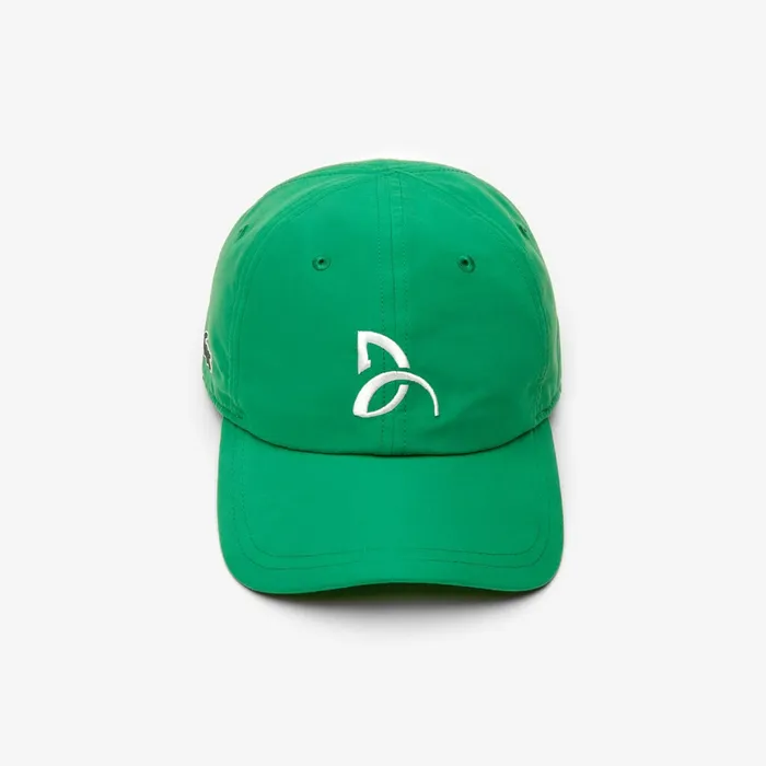 Caps and Hats Lacoste Mens Support With Style Collection for Novak Djokovic Tennis Cap Green For Sale Online