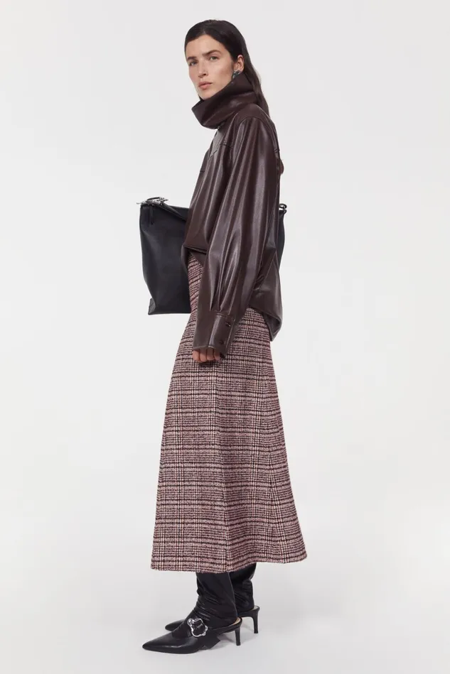 Cara Blouse Dark Wood Women Rodebjer Shirts and Blouses