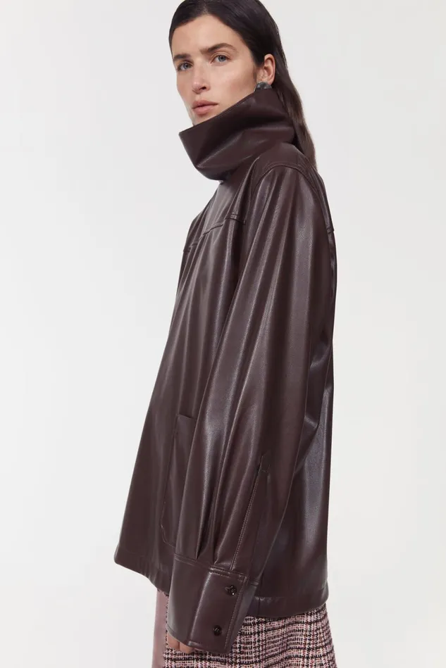 Cara Blouse Dark Wood Women Rodebjer Shirts and Blouses