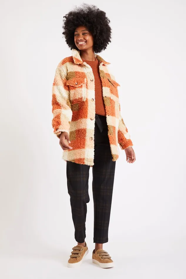 CHEMISE Ecru 8211 MAEL DOUDY Ecru Women Banana Moon Jackets and Coats
