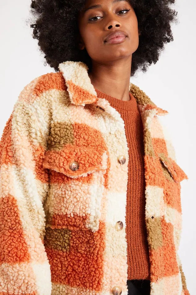 CHEMISE Ecru 8211 MAEL DOUDY Ecru Women Banana Moon Jackets and Coats
