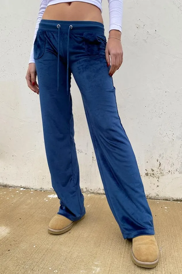 Chenille Pants Women Subdued Pants