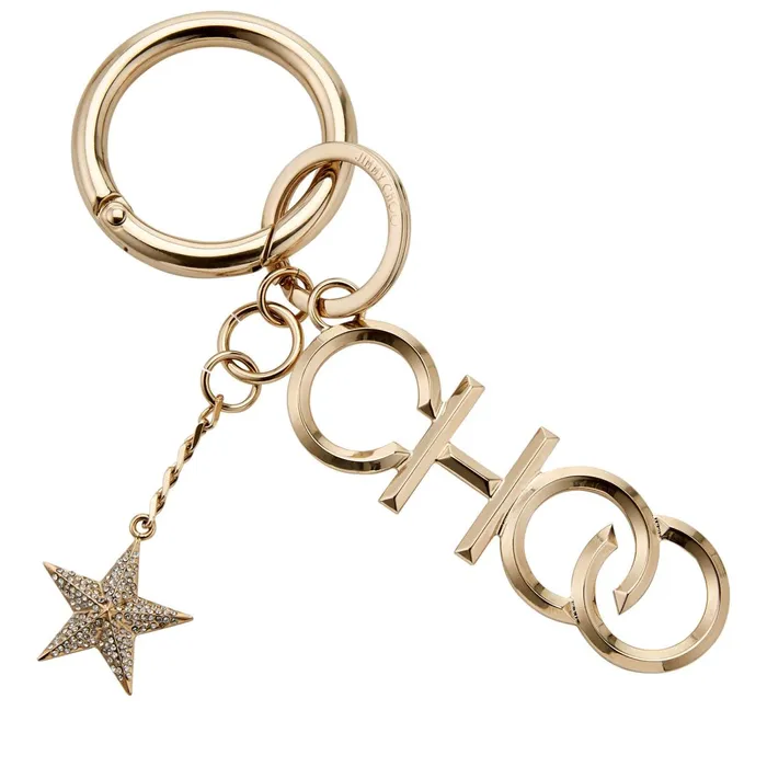 ChooKr Gold Metal And Crystal Star Key Ring Gold Women JIMMY CHOO Small Leather Goods ChooKr Gold Metal And Crystal Star Key Ring Gold Women JIMMY CHOO Small Leather Goods
