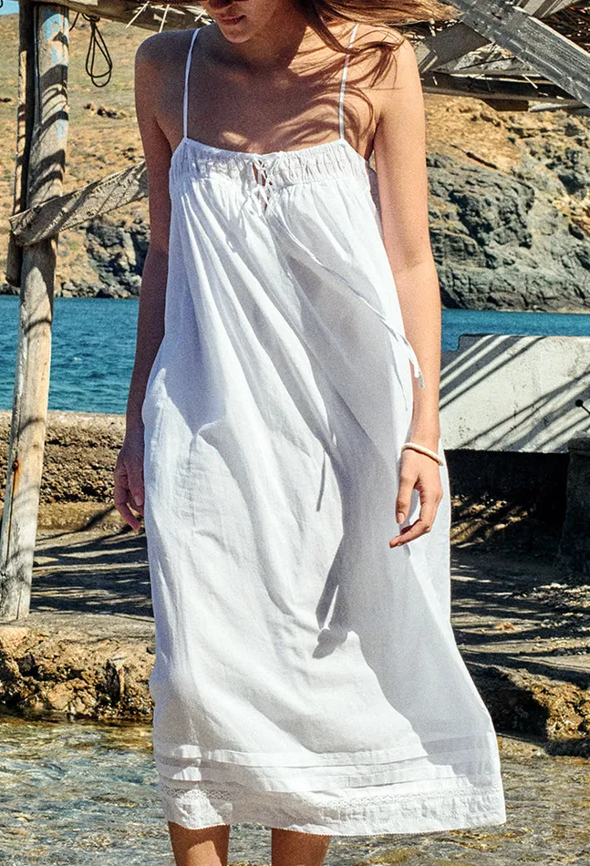 Ciao Lucia Agostina Dress White Women White Dresses