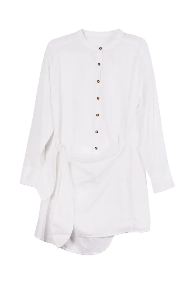 Ciao Lucia Ana Dress White Women Mini Dresses
