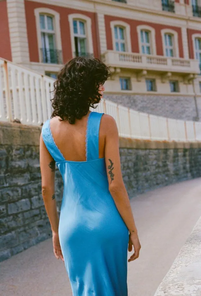 Ciao Lucia Leticia Dress Acqua Women Evening Dresses