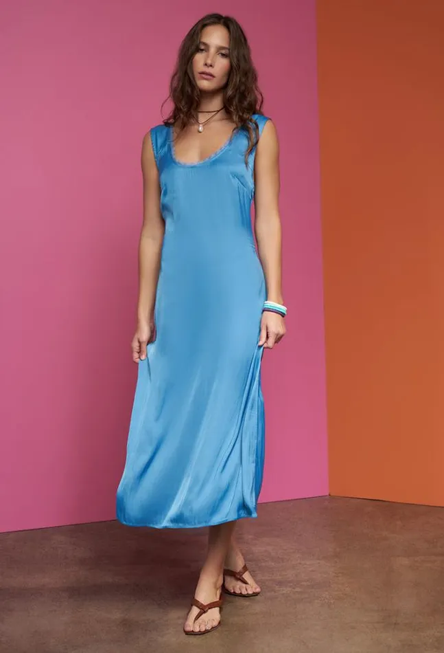 Ciao Lucia Leticia Dress Acqua Women Evening Dresses