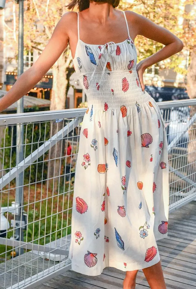Ciao Lucia Online Barbara Dress Shell Women Long Dresses