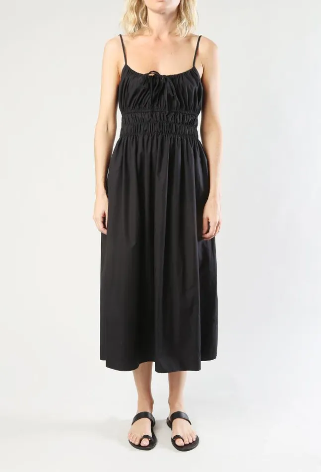 Ciao Lucia Online Gabriela Dress Black Cotton Women Long Dresses