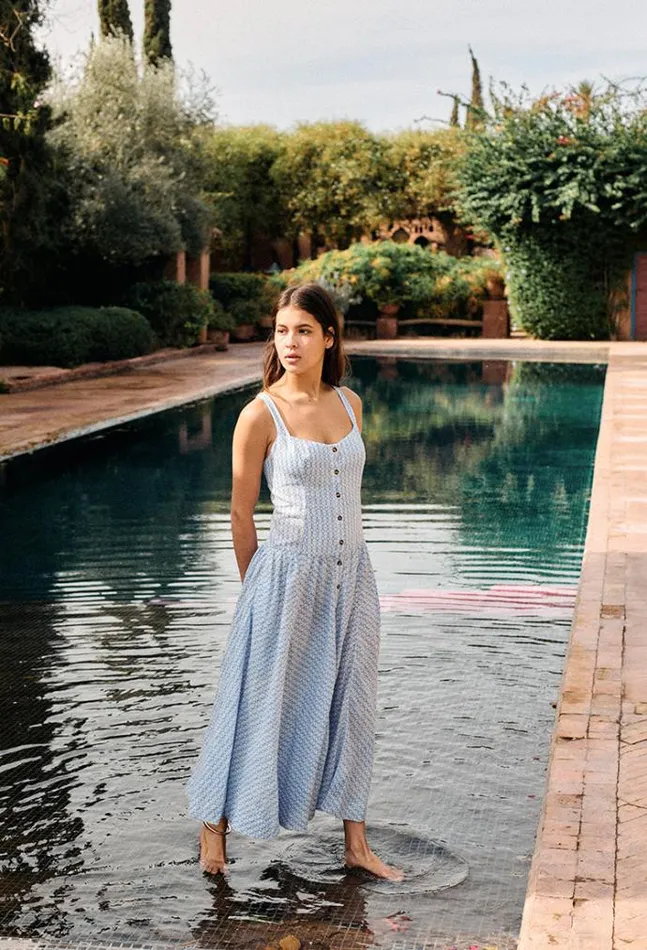 Ciao Lucia Online Hoku Dress Azure Women Long Dresses