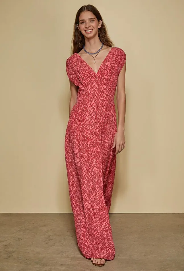 Ciao Lucia Online Jacquetta Dress Rouge Women Long Dresses