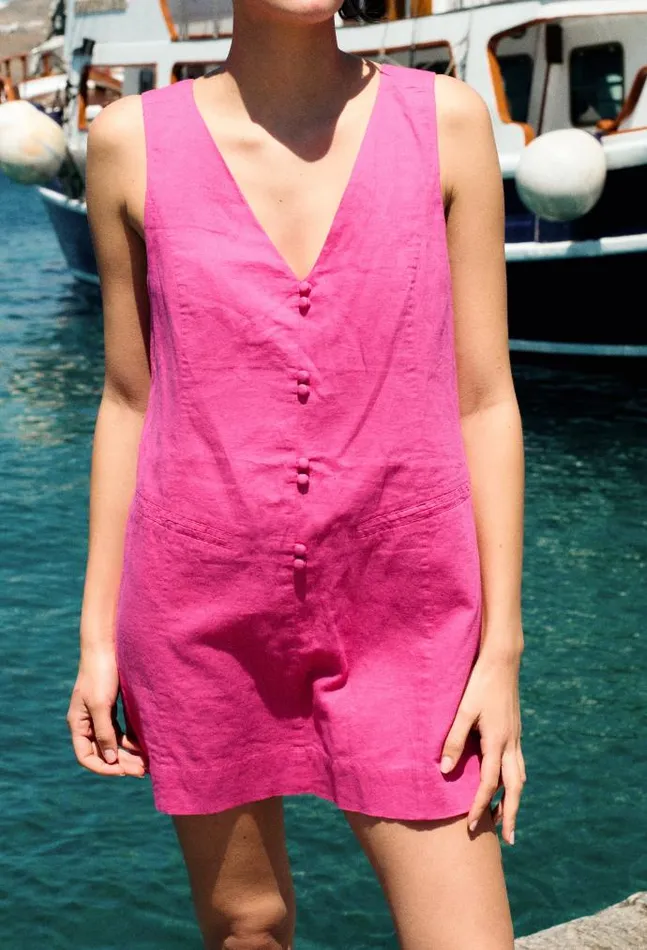 Ciao Lucia Online Malena Dress Hot Pink Women Mini Dresses