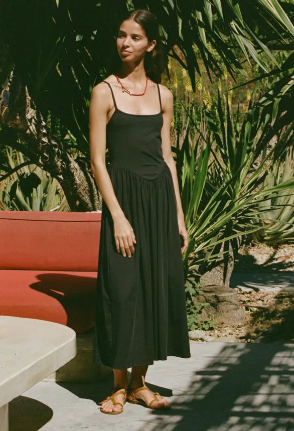Ciao Lucia Online Neroni Dress Black Jersey Women Long Dresses