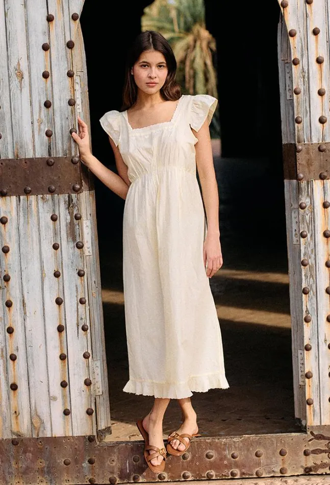 Ciao Lucia Online Olin Dress Butter Women Long Dresses