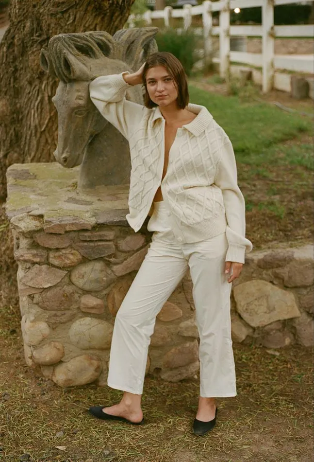 Ciao Lucia Online Pietro Pant Cream Women Pants
