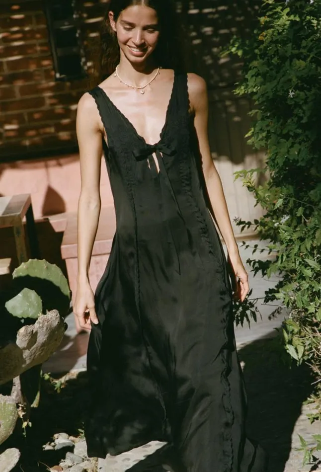 Ciao Lucia Online Serena Dress Black Women Black Dresses