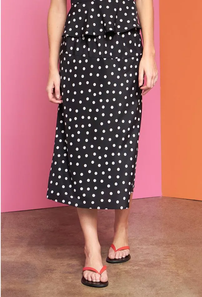 Ciao Lucia Online Seti Skirt Polka Dot Women Skirts