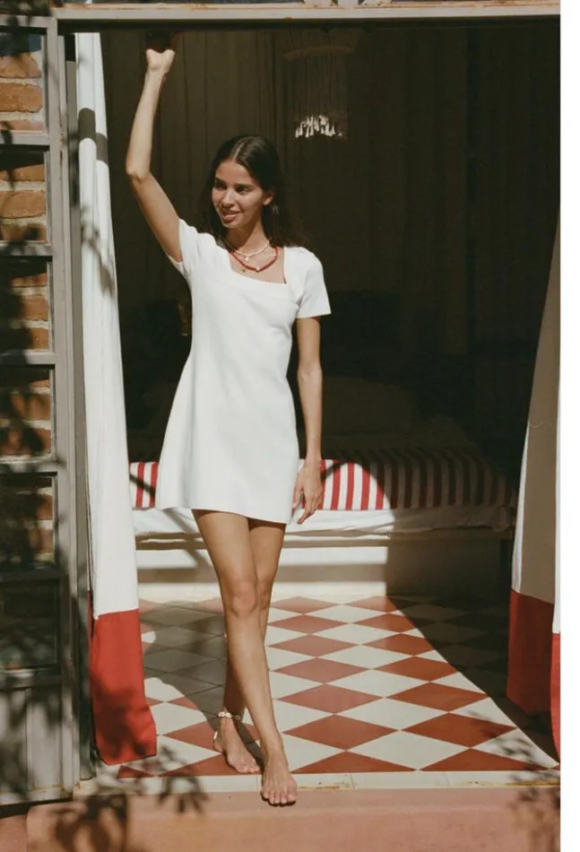 Ciao Lucia Online Sigrid Dress White Women Mini Dresses
