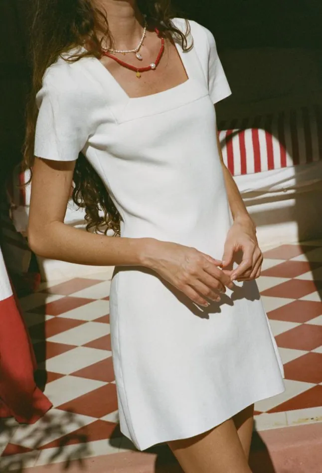 Ciao Lucia Online Sigrid Dress White Women Mini Dresses
