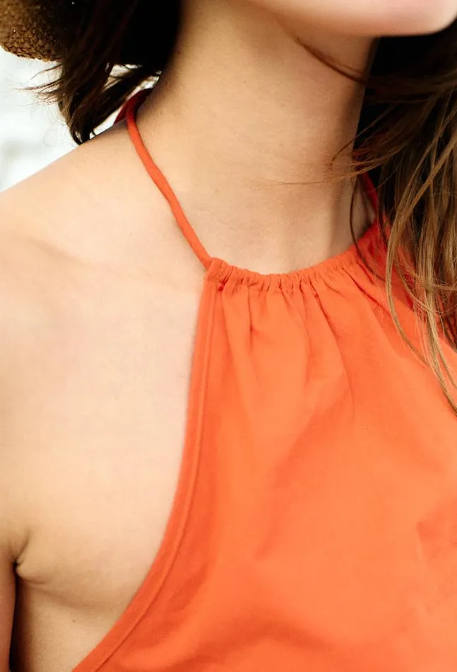 Ciao Lucia Online Tacito Top Rosso Women Sleeveless Tops