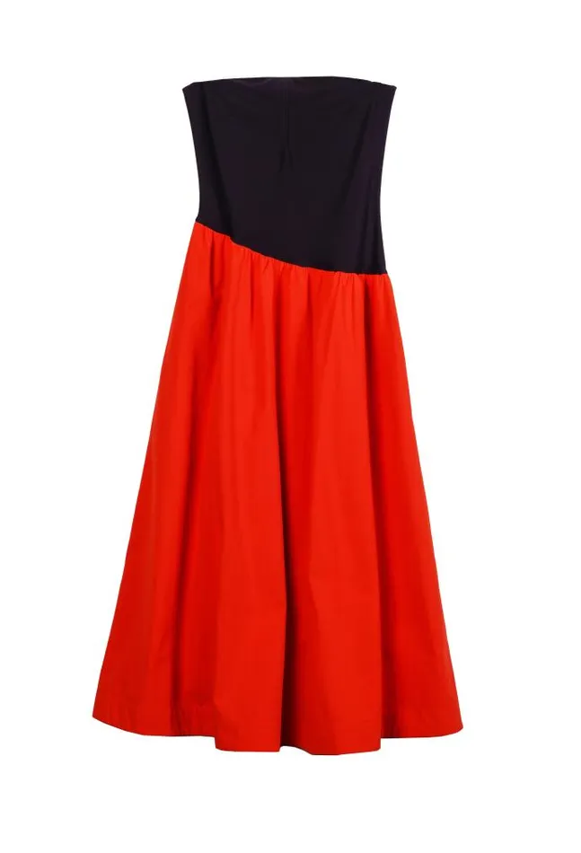 Ciao Lucia Online Tadeo Dress Rosso Women Long Dresses