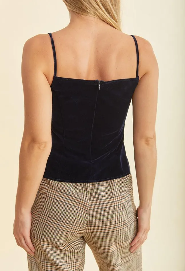 Ciao Lucia Online Tomasina Top Midnight Women Sleeveless Tops