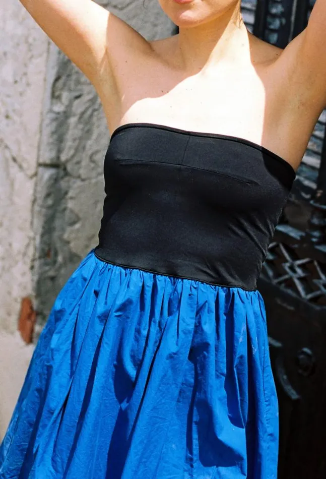 Ciao Lucia Online Tufo Dress Klein Blue Women Long Dresses
