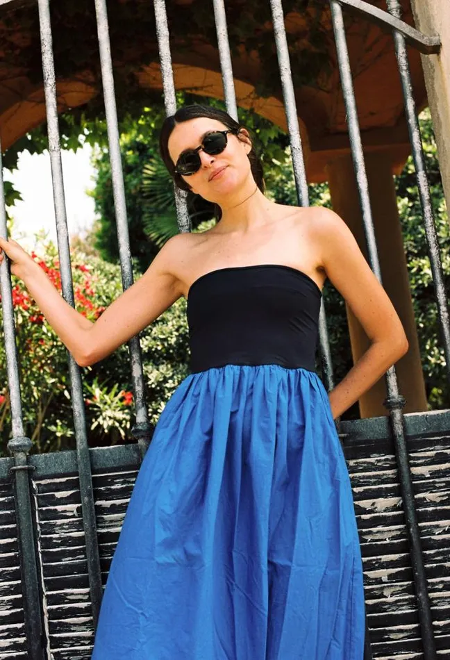 Ciao Lucia Online Tufo Dress Klein Blue Women Long Dresses