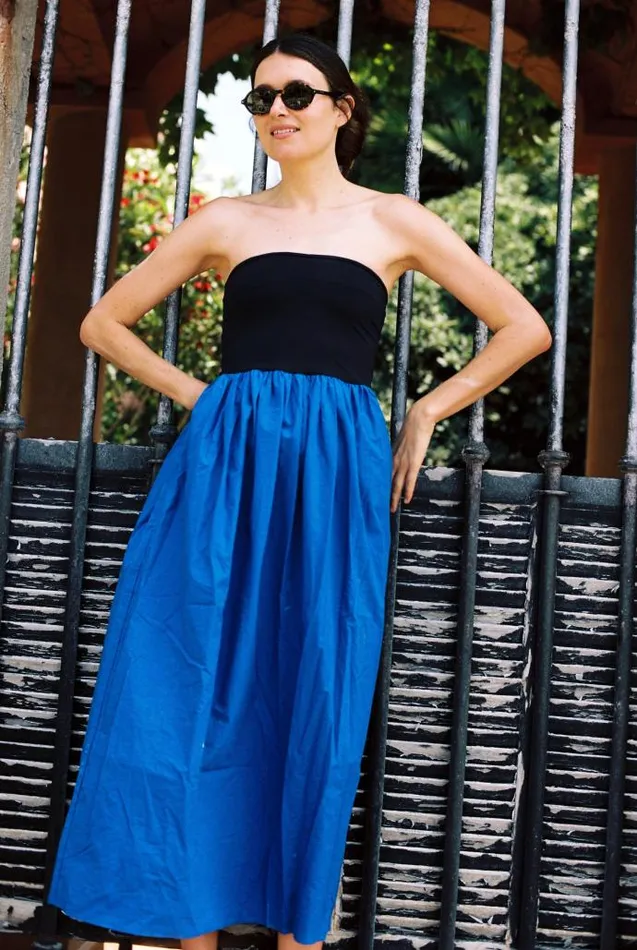 Ciao Lucia Online Tufo Dress Klein Blue Women Long Dresses