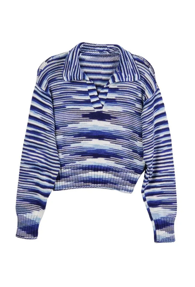 Ciao Lucia Online Venezia Sweater Acqua Women Polo Sweaters