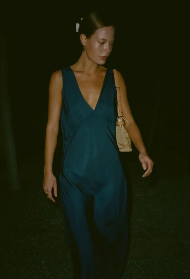 Ciao Lucia Silvana Dress Midnight Women Long Dresses