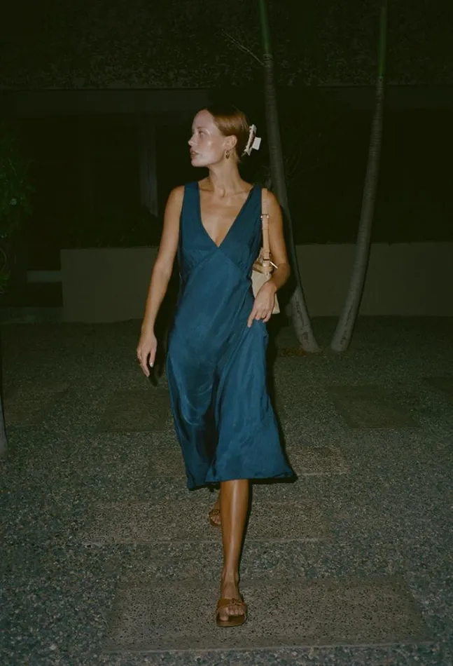 Ciao Lucia Silvana Dress Midnight Women Long Dresses
