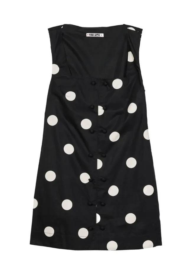 Ciao Lucia Virginie Polka Dot Mini Shift Dress Women Mini Dresses