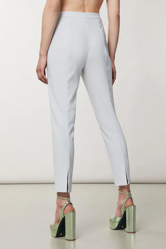 Cigarette Women Patrizia Pepe Essential Cigarette Pants Mineral Gray