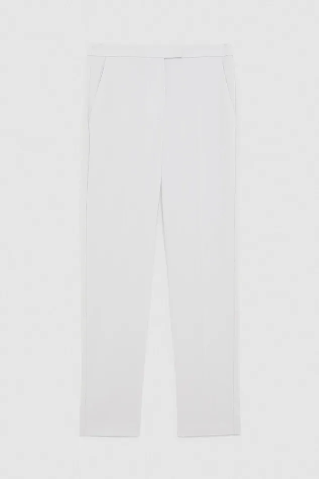 Cigarette Women Patrizia Pepe Essential Cigarette Pants Mineral Gray