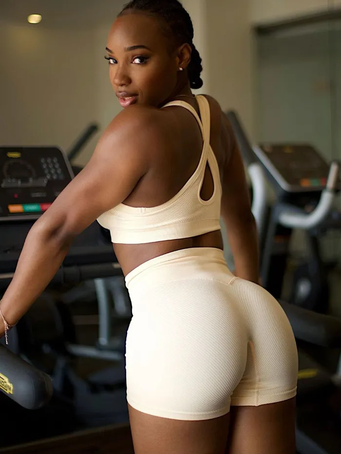 Circuit Rib Seamless High Waisted Shorts 8211 Peach Sorbet Women Ryderwear Gym Shorts
