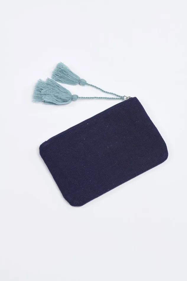 Clutch Blue 8211 EVAN CARLINA Blue Women Banana Moon Bags