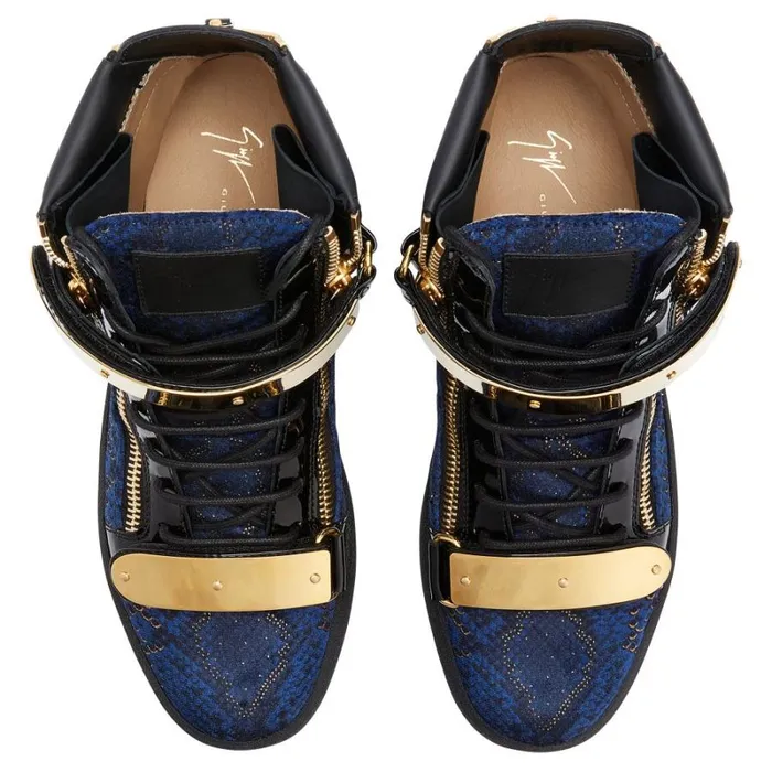 Coby Blue Men Giuseppe Zanotti Sneakers
