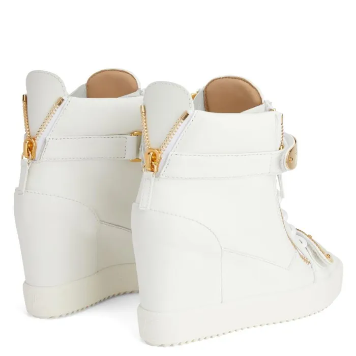 Coby Wedge White Women Giuseppe Zanotti Sneakers