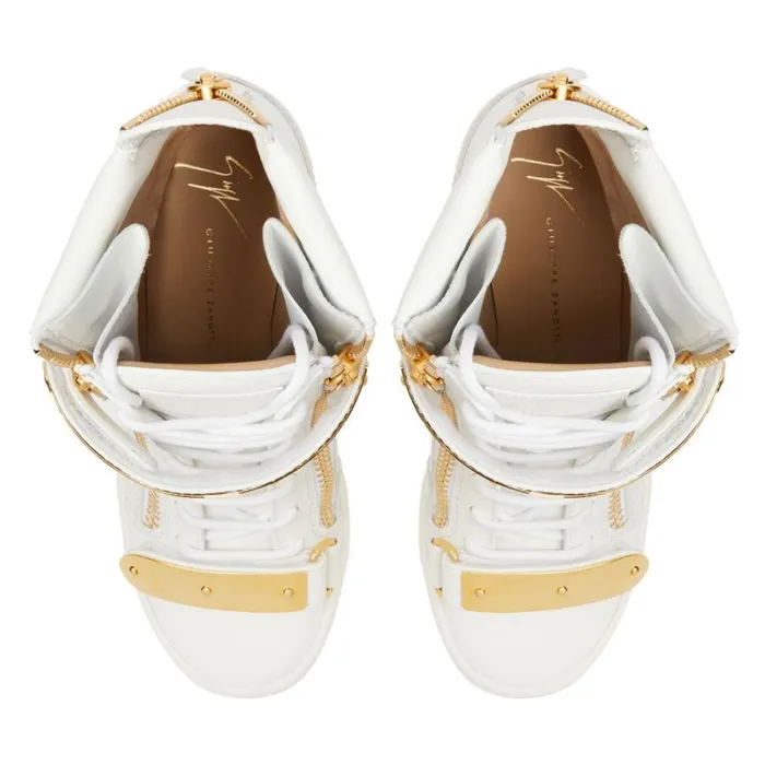 Coby Wedge White Women Giuseppe Zanotti Sneakers